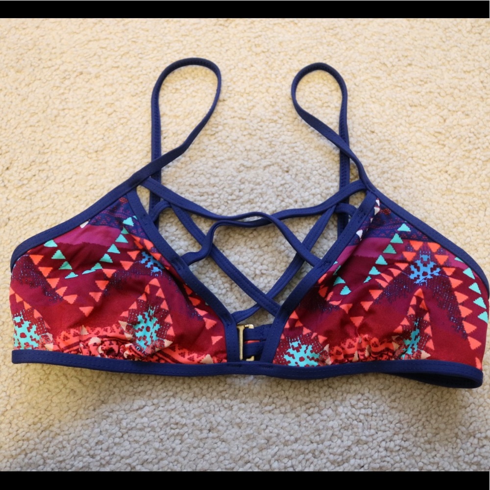 Aztec Swim Top Never Worn